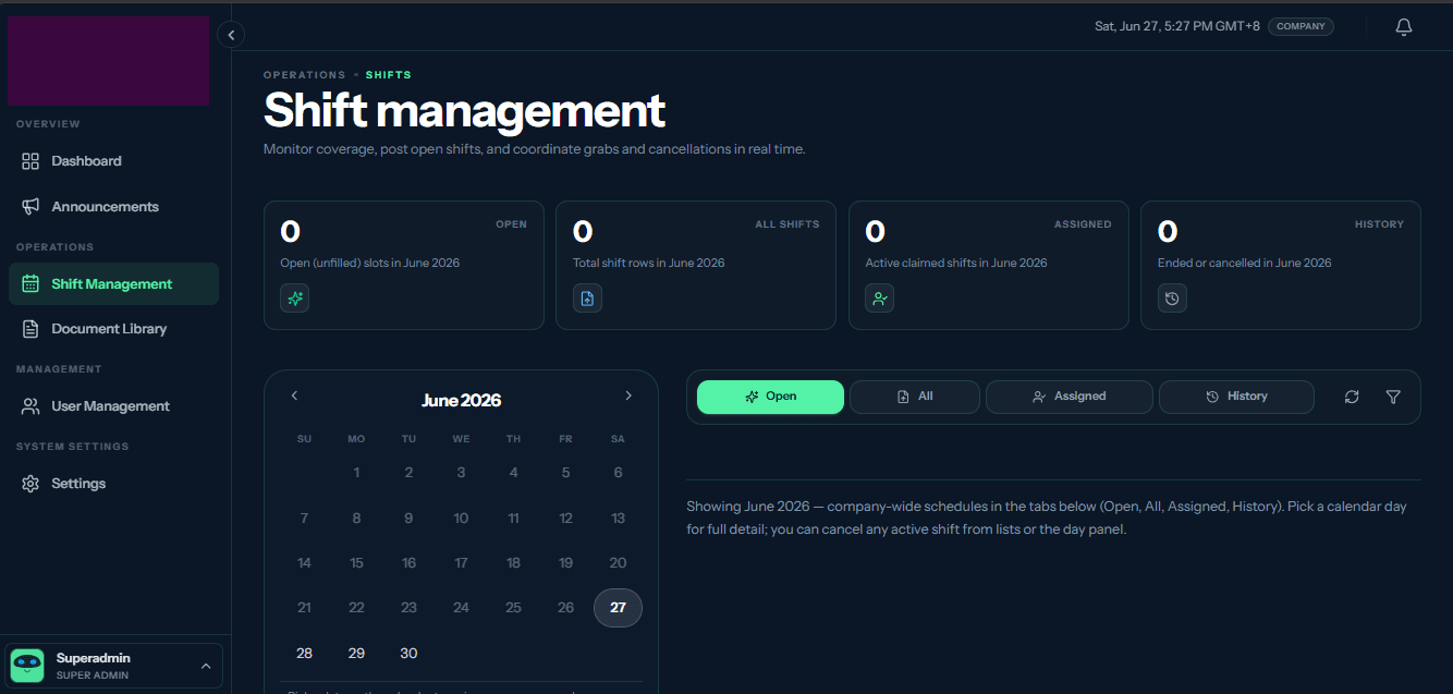 Workforce Operations Platform screenshot 2